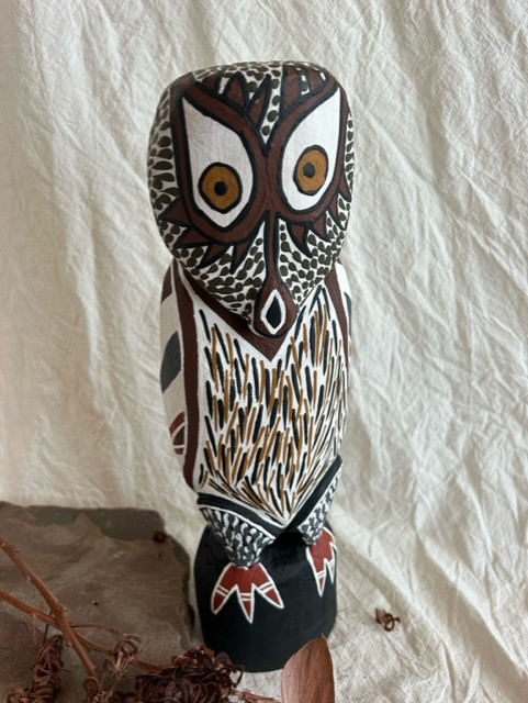 Worrwurr (Owl) - Sculpture - Judy Gurruwiwi