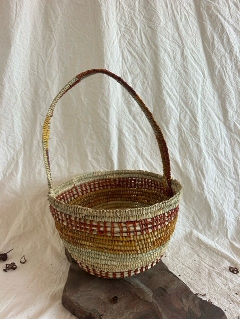 Gunga (Pandanus) Basket - Fibre Art - Nancy Bukulatjpi