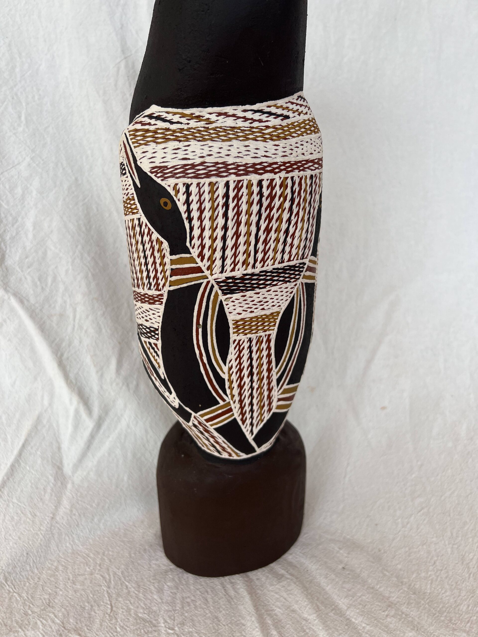 Wäk (Crow) - Sculpture - Judy Gurruwiwi